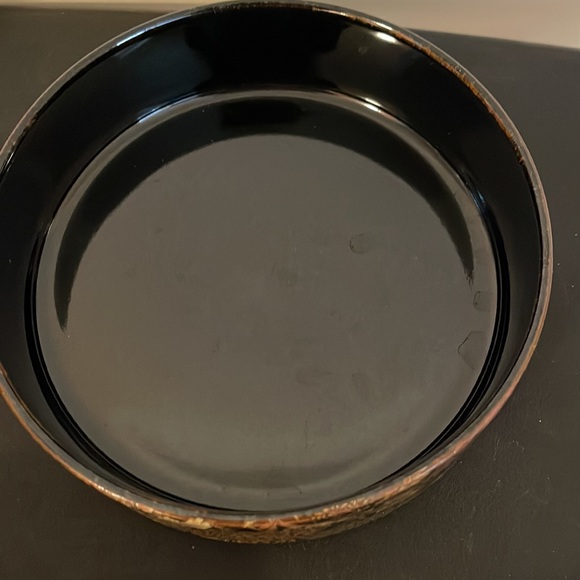 1950's Shibata Japan Black Porcelain 3 Stacking Porcelain Bowls Vintage - Picture 5 of 8